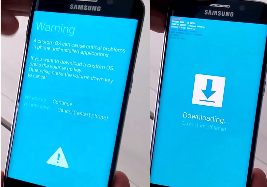 Телефоны загрузки включи. Samsung Galaxy s8 Android 5.5. Режим прошивки самсунг. Самсунг с синим экраном. Samsung Galaxy голубой экран.