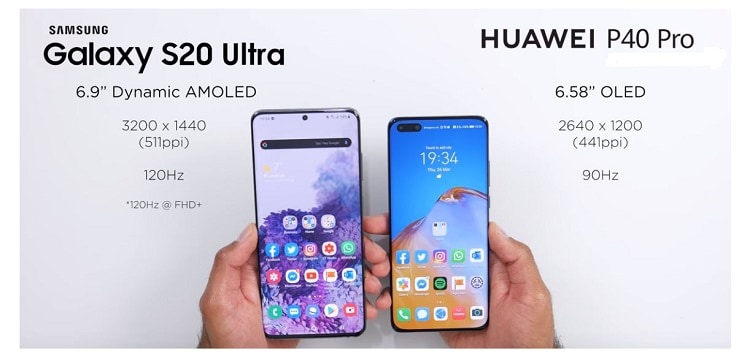 Сравнение samsung s21. Huawei p40 Pro vs Samsung Galaxy s20 Ultra. Huawei p40 vs Samsung s20. Самсунг s20 vs s20. S20 Plus vs s21 Ultra.