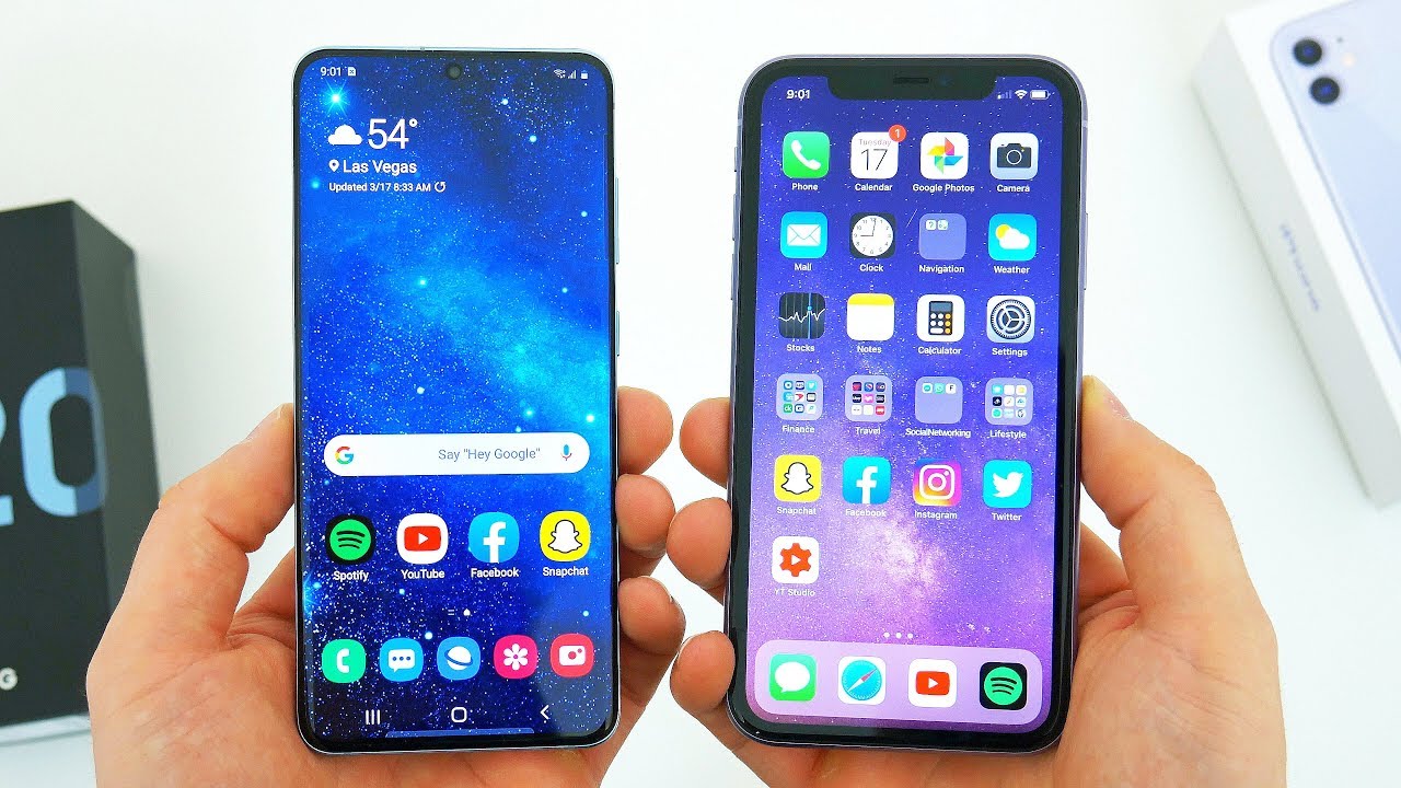 Сравнение айфона 11 и самсунг. Samsung Galaxy s20 vs iphone. Iphone 11 vs Samsung s20. S 20 vs iphone 11. Samsung s20 5g.
