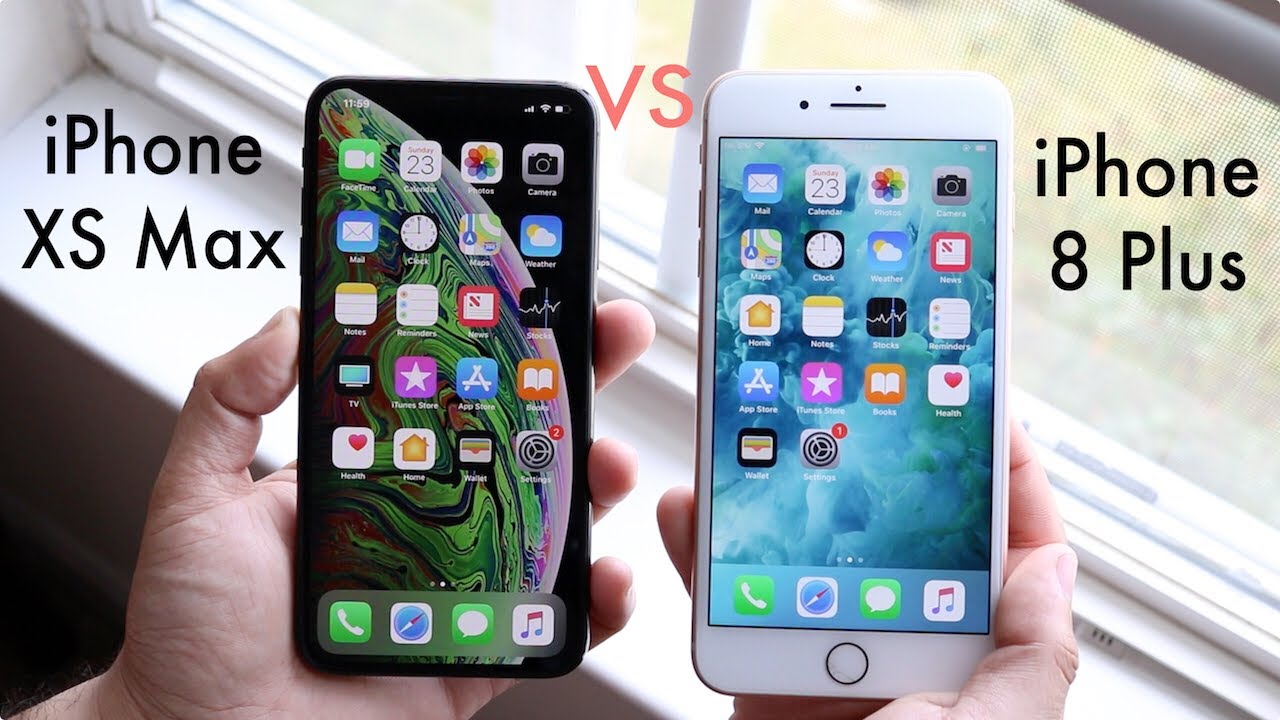 Сравниваем характеристики iphone xs max и iphone 8 plus