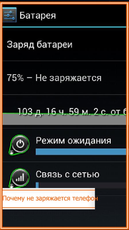 Почему не заряжается телефон, что делать?
