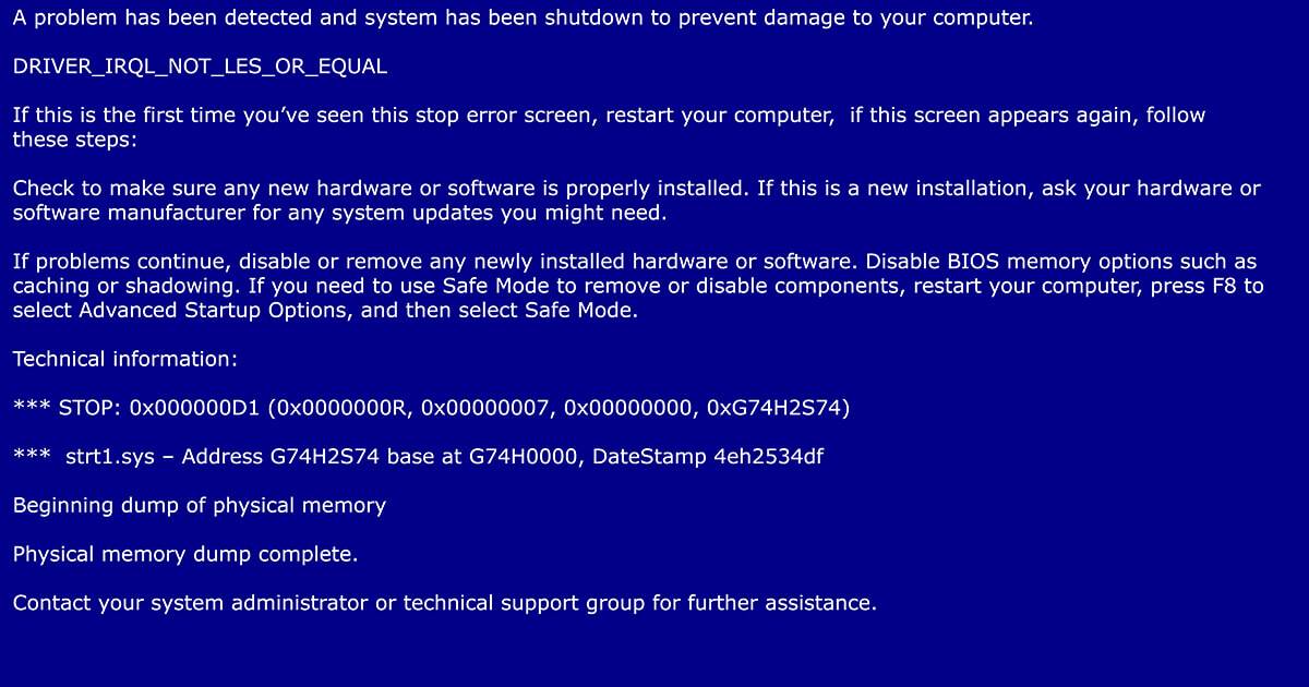 Ошибка пк синий экран. Синий экран смерти хр. Windows Blue Screen. Экран Error. Синий экран смерти Windows 3.1.