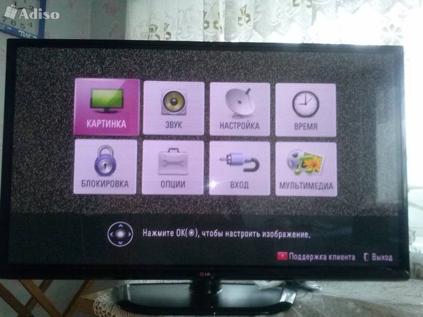 Телевизор philips звук есть а изображения нет