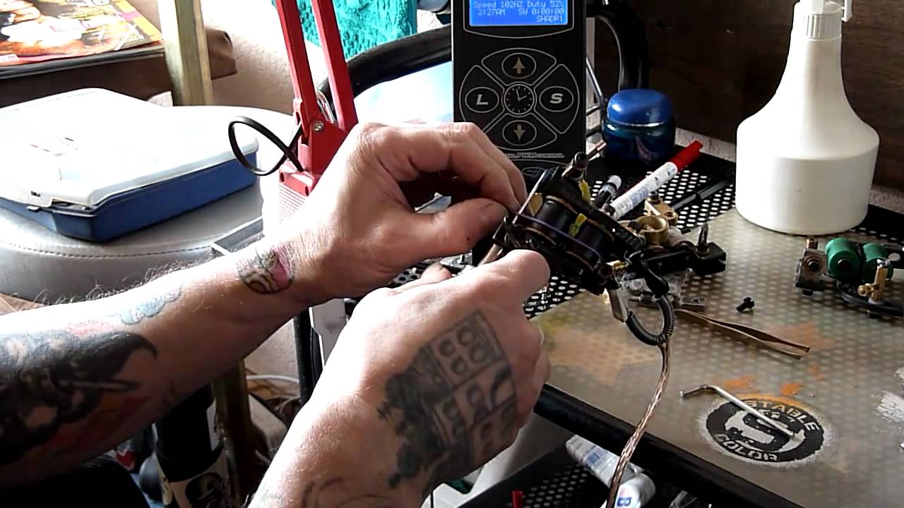 Как сделать машинку для тату из машинки для стрижки волос