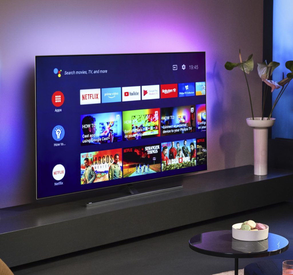 Какой телевизор на андроиде лучше. Philips Android TV 65 Ambilight. Philips TV 2020. Телевизор андроид OLED 65 дюймов.